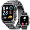 LIMIGE Smartwatch Uomo 1000mAh 2.01 HD Militare IP68 110+ Sport 200+ Quadr | Grande schermo durata batteria estremamente lunga monitoraggio salute 110+ modalità sportive