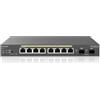 EnGenius Fit EWS2910P-FIT Switch gestito PoE Gigabit a 8 porte - Budget di potenza 55W, gestione Layer 2+, uplink SFP per reti di piccole imprese
