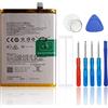 SwarKing Batteria di ricambio SwarKing compatibile con Oppo Realme C11 C12 C15 C25 C25s Narzo 20 / Narzo 30A BLP793 con toolkit