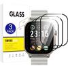 X-Dision [3 Pezzi Pellicola Protettiva Compatibile con Realme Watch 5,[Resistente ai Graffi][3D Curved Full Cover] Pellicola Protettiva per Realme Watch 5