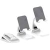 ELLENNE Supporto Telefono Base Stabile Regolabile Altezza Q7 (Bianco)