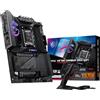 MSI Scheda madre MPG X870E Carbon MAX WiFi, ATX, supporta processori AMD Ryzen 9000/8000/7000, BIOS ROM AM5-64MB, 110A SPS VRM, DDR5 Memory Boost 8400+MT/s (OC), PCIe 5.0 x16, M.2 Gen5