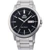 Orient Contemporary Conmuter - Orologio Da Uomo Automatico a Carica Manuale Casual Bracciale e Cassa In Acciaio Metallizzato Quadrante Nero - RA-AA0C01B39B RA-AA0C01B
