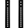 VIVO Kit staffa di prolunga verticale VESA progettata per TV a bassa VESA, adatta per supporti a soffitto TV, 2 staffe, nero, MOUNT-AD165
