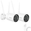 Reolink 4K Telecamera Wi-Fi Esterno RLC-810WAx2+Cavo di Prolunga di Alimentazione da 4,5m, Wi-Fi 6, IP67 Alloggiamento Metallico, Rilevamento Umano/Veicolo/Pet, 30m Visione Notturna a Colori