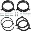Aerzetix | Kit di 2 adattatori per altoparlanti Ø165 mm in plastica ABS | compatibile con Renault Grand Scenic (JZ), III, IV, J9/R9, Megane III, Talisman, ZOE