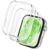 Tuocal 2 Pezzi Protezione Cover per Huawei Watch Fit 3 Protezione Schermo TPU Antigraffio Protezione Schermo Custodia HD di Protezione Completa per Huawei Watch Fit 3