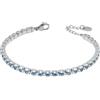 Generic Bracciale Tennis Donna Liujo LJ2426 in Acciaio 316l Silver con Zirconi Celeste