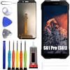 ERYNK Display LCD per Doogee S61 Pro (S61) [con impronte digitali] [6,0 pollici] display LCD Touch Screen Digitizer con set di attrezzi