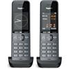 Gigaset Comfort 520HX Duo - 2 telefoni DECT con vassoio di ricarica - Compatibile con Fritzbox, telefono cordless per router e base DECT, nero di titanio [Compatibile in DE, IT, FR, NL, BE, Che