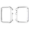 RYSTJPHK Custodia Protettiva Antiurto Compatibile con iWatch Serie 9 Metallo Argento