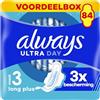 Always Ultra assorbenti da donna Day & Night (taglia 3), con ali (84 assorbenti da donna con ale), confezione grande, sottile e super assorbente, neutralizza gli odori e protegge le fuoriuscite