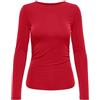 ONLY Onlfree Life L/S Ruching Top Jrs, Salsa, S