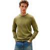 Tommy Hilfiger Uomo Pullover Essential Cotton con Scollo Rotondo, Verde (Dark Artichoke), XL