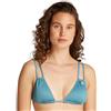 Calvin Klein Donna Top Bikini a Triangolo Imbottitura Estraibile, Blu (Adriatic Blue), S