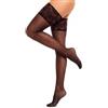GLAMORY Deluxe 20 calze autoreggenti Nero/Rosso 3XL