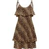 faina Abito con Stampa Leopardata NAN, Donna
