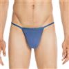 HOM Plume G-String Intimo, Blu Jeans, S Uomo