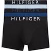 Tommy Hilfiger Uomo Boxer Confezione da 3 con Fascia con Logo, Multicolore (BRZ Blu/Blk/Blu JN), S