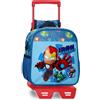 Marvel Joumma Marvel Iron Friends - Zaino per asilo nido, 23 x 25 x 10 cm, in poliestere, 5,75 L