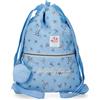 Pepe Jeans Olivia - Zaino con cerniera, blu, 35 x 46 x 0 cm, poliestere, 1,61 l, by Joumma Bags