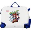 Marvel Joumma - Valigia per bambini, motivo: Marvel Avengers, colore: bianco, 50 x 38 x 20 cm, rigida in ABS, chiusura a combinazione laterale, 34 l, 2,1 kg, 4 ruote, bagaglio a mano