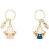 GRUSS & CO Set di ciondoli con angelo custode, set regalo con 2 portachiavi, lunghezza 6,5 cm, anello portachiavi | portafortuna, Natale, Capodanno | 74417, multicolore, taglia unica, Motivo Il tuo
