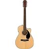 Fender CC-60SCE Chitarra Acustica Elettrificata Concerto, Naturale, Include lezioni virtuali gratuite su Fender Play