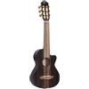 Ortega Guitars Travel Guitar elettro-acustica - Mini/Travel Series - Guitarlele 6 corde - Ebony, Mahogany (RGL5EB-CE)