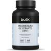BULK POWDERS Bulk Magnesio 3-in-1 Complex | 1800mg alto assorbimento | Integratore di magnesio a tripla forza bisglicinato, citrato, malato | Supporta la funzione muscolare, l'energia e il recupero | 90 compresse