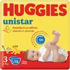 Huggies Unistar, Pannolini Taglia 3 (4-9 Kg), Design Disney, Ultra assorbente, Protezione completa, 72 Pz
