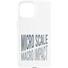 Whyitsme Design Custodia per iPhone 15 Microbiologia Micro scala, impatto macro