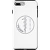 Past & Present Press Custodia per iPhone 7 Plus/8 Plus Asta di Asclepio simbolo medicina greca studente di medicina