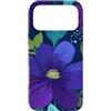 Deep Purple, Lavender & Lilac Flower Gif Custodia per iPhone 17 Pro Max Giardino fiorito botanico blu floreale anemone viola