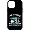 uncle photographer camera pride shutter Custodia per iPhone 12 Pro Max Scatto fantastico fotografo orgoglioso zio