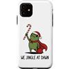 Funny Frog Meme Christmas Humor Gifts Me Custodia per iPhone 11 We Jingle At Dawn Holiday Funny Frog Meme Festive Christmas