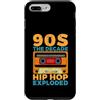 90s Hip Hop Gifts Custodia per iPhone 7 Plus/8 Plus Anni '90 Il decennio Hip Hop esploso Anni '90 Hip Hop
