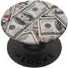 Money Collection Millionaire Souvenirs 100 Dollaro Bill Soldi Valuta USA Contanti Imprenditore Finanza PopSockets PopGrip Adesivo