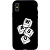 Grandio Design Funny Gamer Geek & Gaming Custodia per iPhone X/XS Gaming WASD Computer Tastiera PC Gamer Move Keys