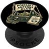 Jimbeels PORTABLE ANTENNA CLUB Radio Montagna Stazione Mobile PopSockets PopGrip Adesivo