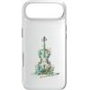 Disegni Artistici Violoncello Floreale V Custodia per iPhone Air Violoncello Floreale Vintage Musica Classica