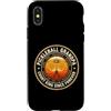 Pickleball Grandpa Court King Custodia per iPhone X/XS Campo da pickleball Dink Win Granpa