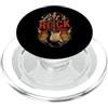 Backbeat-Revival Let's Rock Chitarra Vintage Retro Music Lover Art PopSockets PopGrip per MagSafe