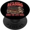 Lettura Topo Di Biblioteca Lettore Libro I've Been Reading Since The Late 1900s Bibliofilo Biblioteca PopSockets PopGrip Adesivo