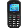 Trevi MAX 20 Telefono Cellulare Essenziale con Grandi Tasti Retroilluminati, Funzione SOS e Ripetizione Vocale, Senior Phone Semplice e Affidabile per Uso Quotidiano, Base di Ricarica, Nero