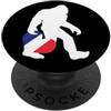Bigfoot France Flag Tees Bigfoot Bandiera Francia PopSockets PopGrip Adesivo