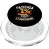 Umorismo In Attesa PAZIENZA 1% CARICA IN CORSO... GRAZIE PER LA COMPRENSIONE PopSockets PopGrip per MagSafe