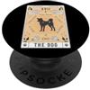 Indian Pariah Tarot Dogs Celestial Retro Carta dei Tarocchi Il Cane Paria indiano Spazio Celeste PopSockets PopGrip Adesivo