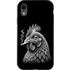 Chicken Lover Gifts & Apparel Custodia per iPhone XR Pollo Fumante