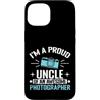 uncle photographer camera pride shutter Custodia per iPhone 15 Scatto fantastico fotografo orgoglioso zio